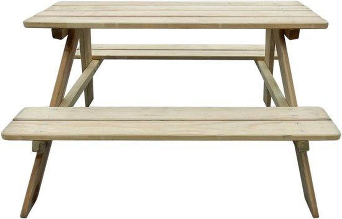 MaxxGarden Kinder Picknicktafel - 90x79x50cm - Hout 2 MaxxGarden Kinder Picknicktafel - 90x79x50cm - Hout - Image 2