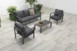 Garden Impressions Durban Loungeset - 4-delig - Zwart -Tuinartikelen Winkel 1200x800 10
