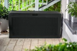 Keter Samoa Opbergbox - 270 L - 117x45x57 Cm - Grafiet 16 Keter Samoa Opbergbox - 270 L - 117x45x57 Cm - Grafiet -Tuinartikelen Winkel 1200x800 117