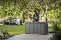 Keter Darwin Opbergbox - 570L - 142,5x65,5x78,2cm - Grijs -Tuinartikelen Winkel 1200x800 149