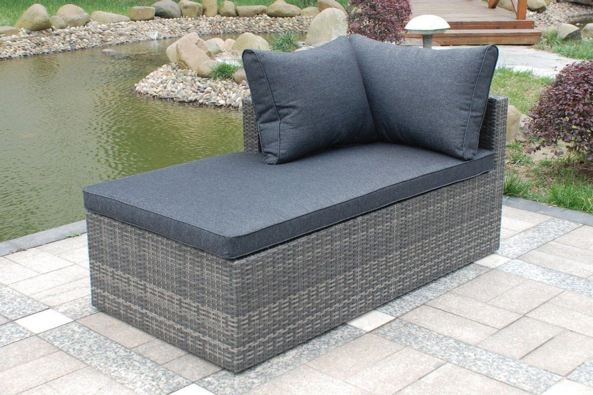 MaxxGarden Loungeset – Rattan Hoekset - 4 Persoons - Incl. Salontafel - Grijs 6 MaxxGarden Loungeset – Rattan Hoekset - 4 Persoons - Incl. Salontafel - Grijs - Image 6