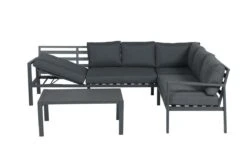 Garden Impressions Lexinton Loungeset - Verstelbaar - Aluminium - Zwart -Tuinartikelen Winkel 1200x800 199