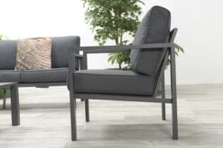 Garden Impressions Durban Loungeset - 4-delig - Zwart -Tuinartikelen Winkel 1200x800 9