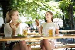 Casaria Tuinset Hout – 2 Banken 1Tafel Inklapbaar - 170x46x75cm -Tuinartikelen Winkel 1200x805 3