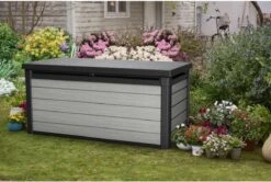 Keter Denali Opbergbox - 570L - 151,7x72,5x70cm - Grijs -Tuinartikelen Winkel 1200x808