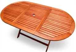 Merkloos Tuintafel Acaciahout - 160x85x75cm - FSC-gecertificeerd -Tuinartikelen Winkel 1200x828