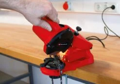 Einhell Kettingslijper GC-CS 85 E (85 W - 5500 /min - Slijphoekverstelling W. Schaal - Kettingspanner - Dieptebegrenzer Incl. Slijpschijf) -Tuinartikelen Winkel 1200x839 1