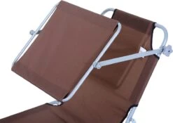 Outsunny Ligstoel Ligbank Voor Buiten Ligstoel Voor Op Het Strand Inklapbaar Met Zonnedak 3 Kleuren 84B-001 -Tuinartikelen Winkel 1200x849