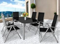 Casaria Alumunium Tuinset Bern - 6 Stoelen + 1 Tafel – Zilver 12 Casaria Alumunium Tuinset Bern - 6 Stoelen + 1 Tafel – Zilver -Tuinartikelen Winkel 1200x890 2