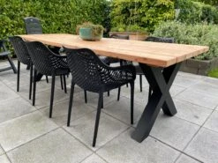 Tuintafel Douglas 220 Cm X 90 Cm | Stalen Poten | + Montage | Duurzame Eettafel | Onderhoudsarm 6-8 Personen | Geschaafd Hout | DuuMaa 9 Tuintafel Douglas 220 Cm X 90 Cm | Stalen Poten | + Montage | Duurzame Eettafel | Onderhoudsarm 6-8 Personen | Geschaafd Hout | DuuMaa -Tuinartikelen Winkel 1200x899 7