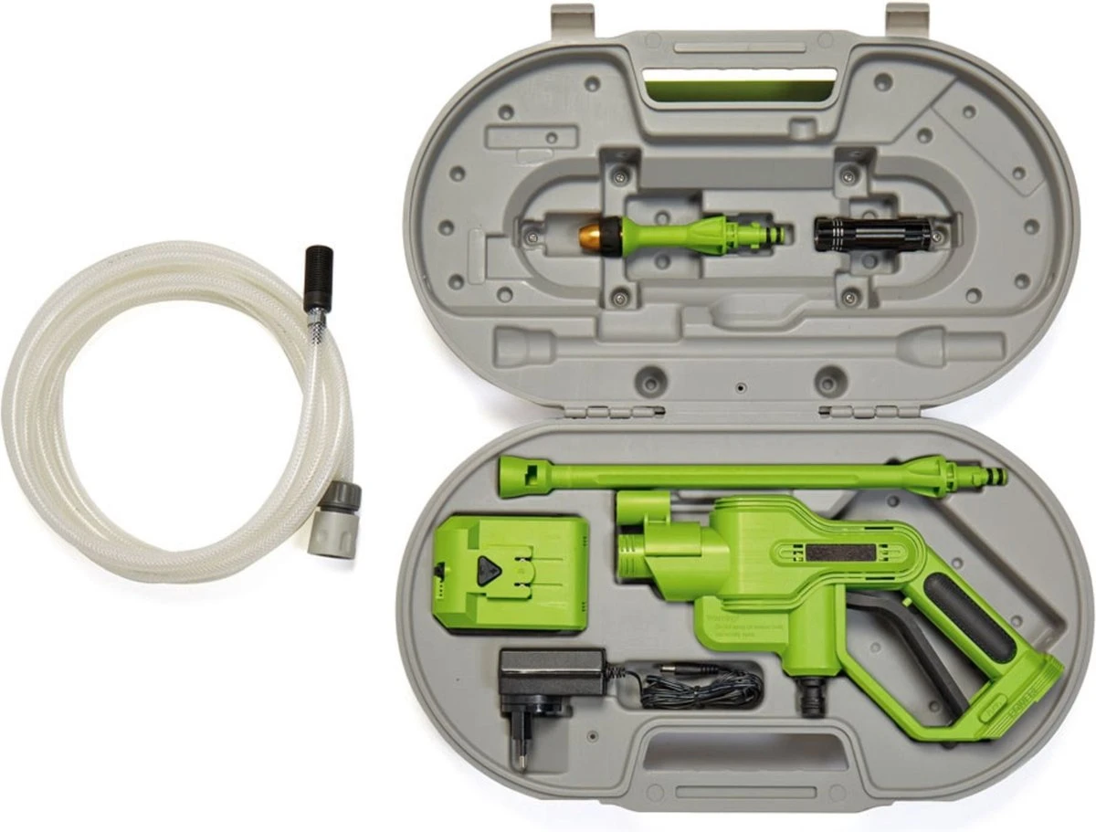 Aqua Hogedrukreiniger Op Accu - Draadloos - Voor Auto, Tuin, Terras En Raam 4 Aqua Hogedrukreiniger Op Accu - Draadloos - Voor Auto, Tuin, Terras En Raam - Image 4