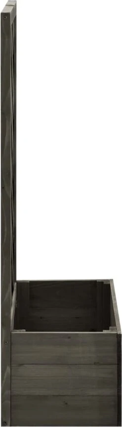 VidaXL Latwerkplantenbak 50x25x90 Cm Massief Vurenhout Grijs -Tuinartikelen Winkel 343x1200 2