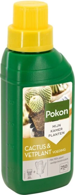 Pokon Cactus & Vetplant Voeding - 250ml - Plantenvoeding - 20ml Per 1L Water