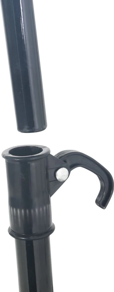 Prolenta Premium - Loungebed Met Parasol Poly Rattan Grijs 8 Prolenta Premium - Loungebed Met Parasol Poly Rattan Grijs - Image 8