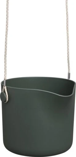 Elho B.for Swing 18 Hangpot - Bloempot Voor Binnen - Ø 18.0 X H 16.5 Cm - Groen/Blad Groen -Tuinartikelen Winkel 579x1200 1