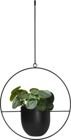 QUVIO Bloempot Hangend / Bloempotten Voor Binnen / Bloempotten / Bloempot Binnen / Bloempot Met Ophanghaak - Metaal