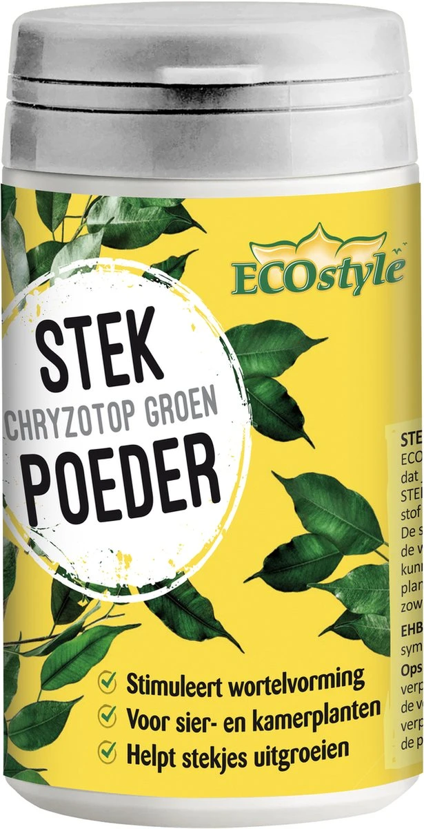 ECOstyle Stekpoeder Stimuleert Wortelvorming - Voor Sier & Kamerplanten - Helpt Stekjes Uitgroeien Tot Een Volwaardige Plant - 25 GR 4 ECOstyle Stekpoeder Stimuleert Wortelvorming - Voor Sier & Kamerplanten - Helpt Stekjes Uitgroeien Tot Een Volwaardige Plant - 25 GR - Image 4