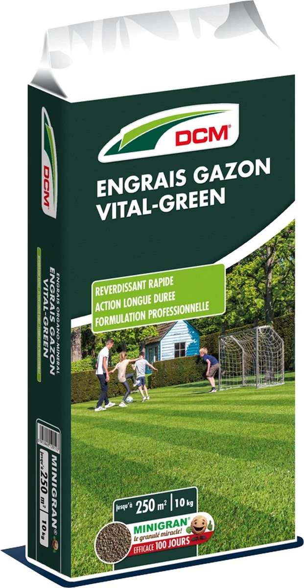 DCM Vital-Green Gazon - Gazonmest - Gazonmeststof Met MINIGRAN® Technology - 250m2 - 10 Kg 2 DCM Vital-Green Gazon - Gazonmest - Gazonmeststof Met MINIGRAN® Technology - 250m2 - 10 Kg - Image 2