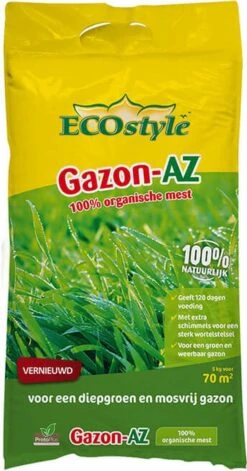ECOstyle Gazon AZ Organische Gazonmest – Voor Diepgroen En Sterk Gazon – Geeft Tot 120 Dagen Voeding – Werkt Tegen Mos - 265 M² - 20 KG 13 ECOstyle Gazon AZ Organische Gazonmest – Voor Diepgroen En Sterk Gazon – Geeft Tot 120 Dagen Voeding – Werkt Tegen Mos - 265 M² - 20 KG -Tuinartikelen Winkel 629x1200 2