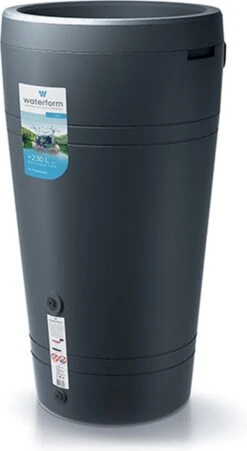 Tube - Regenton - 2-in-1 - 230 Liter - Antraciet -Tuinartikelen Winkel 657x1200 1
