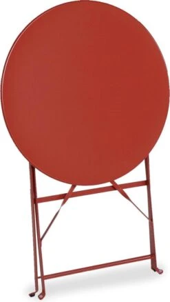 Emilia - Ronde Inklapbare Bistrotafel Ø60cm Van Gepoedercoat Staal – Terra Cotta 10 Emilia - Ronde Inklapbare Bistrotafel Ø60cm Van Gepoedercoat Staal – Terra Cotta -Tuinartikelen Winkel 677x1200