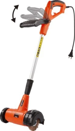 Kibani Elektrische Onkruidborstel 400W - Inclusief 2 Borstels - 11cm Diameter - Voegenreiniger - Stalen En Nylon Borstel - Voegenborstel - Onkruidverwijderaar - Onkruidverdelger - Voegborstel -Tuinartikelen Winkel 686x1200 1