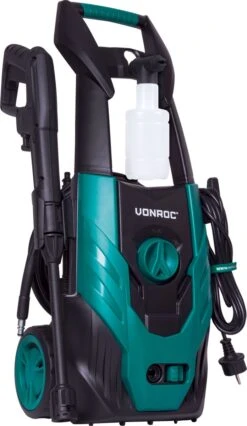 VONROC Hogedrukreiniger V14-2 - 1400W – 110 Bar – 390 L/h – Incl. 5m Slang, Reinigingsmiddelen Flesje, Terrasreiniger En Meer -Tuinartikelen Winkel 696x1200 1