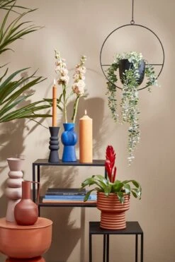 Mica Decorations Dexter Bloempot Hangend - L34 X B14 X H65 Cm - Zwart -Tuinartikelen Winkel 799x1200 60