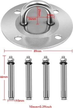 IBright Hangstoel Bevestigingsset - Schommelstoel Ophangsysteem - RVS - Bokszak - Plafondhaak - Plafond Ophanghaak -Tuinartikelen Winkel 810x1200