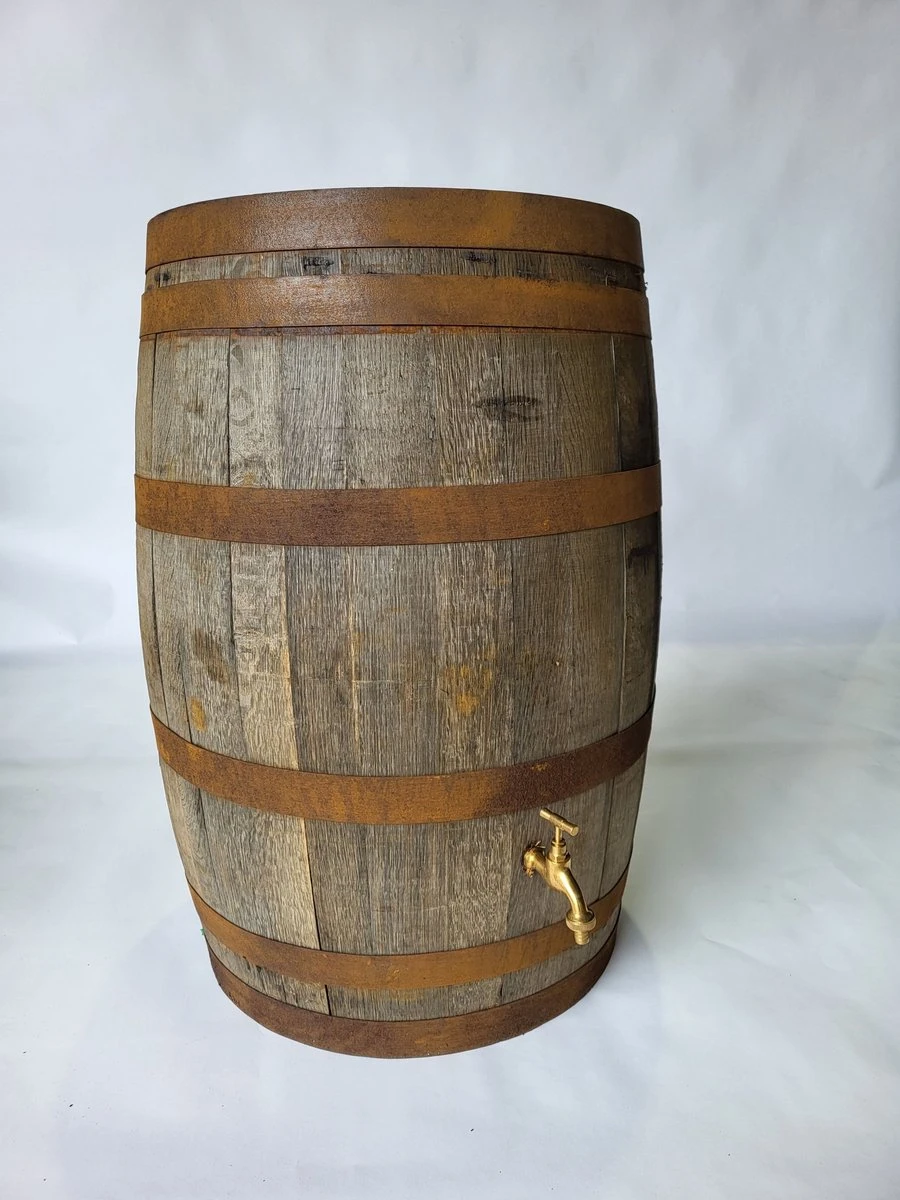 Houten Regenton Met Waterkraan - 190 Liter 3 Houten Regenton Met Waterkraan - 190 Liter - Afbeelding 3