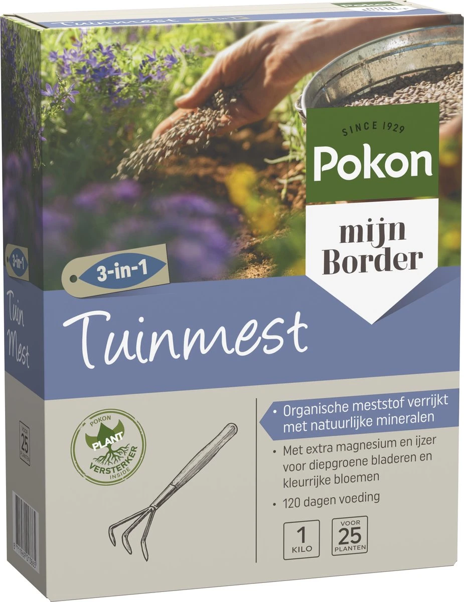 Pokon Tuinmest - 1kg - Meststof - 3-in-1 Werking 2 Pokon Tuinmest - 1kg - Meststof - 3-in-1 Werking - Image 2