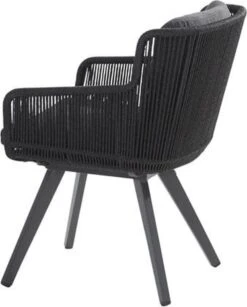 4 Seasons Outdoor 4SO Armstoel Flores Anthracite - 1 Stuk -Tuinartikelen Winkel 964x1200