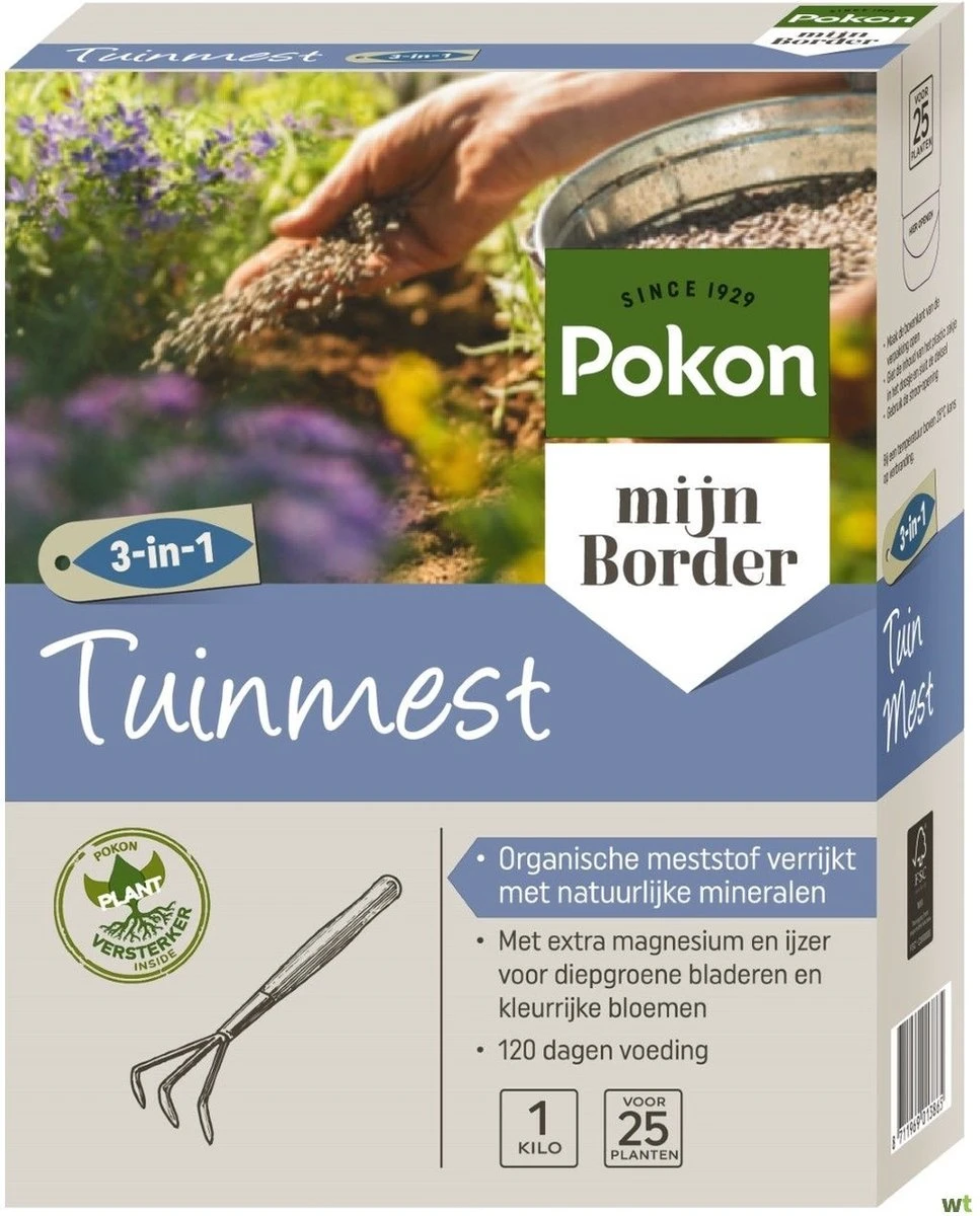 Pokon Tuinmest - 1kg - Meststof - 3-in-1 Werking 5 Pokon Tuinmest - 1kg - Meststof - 3-in-1 Werking - Image 5