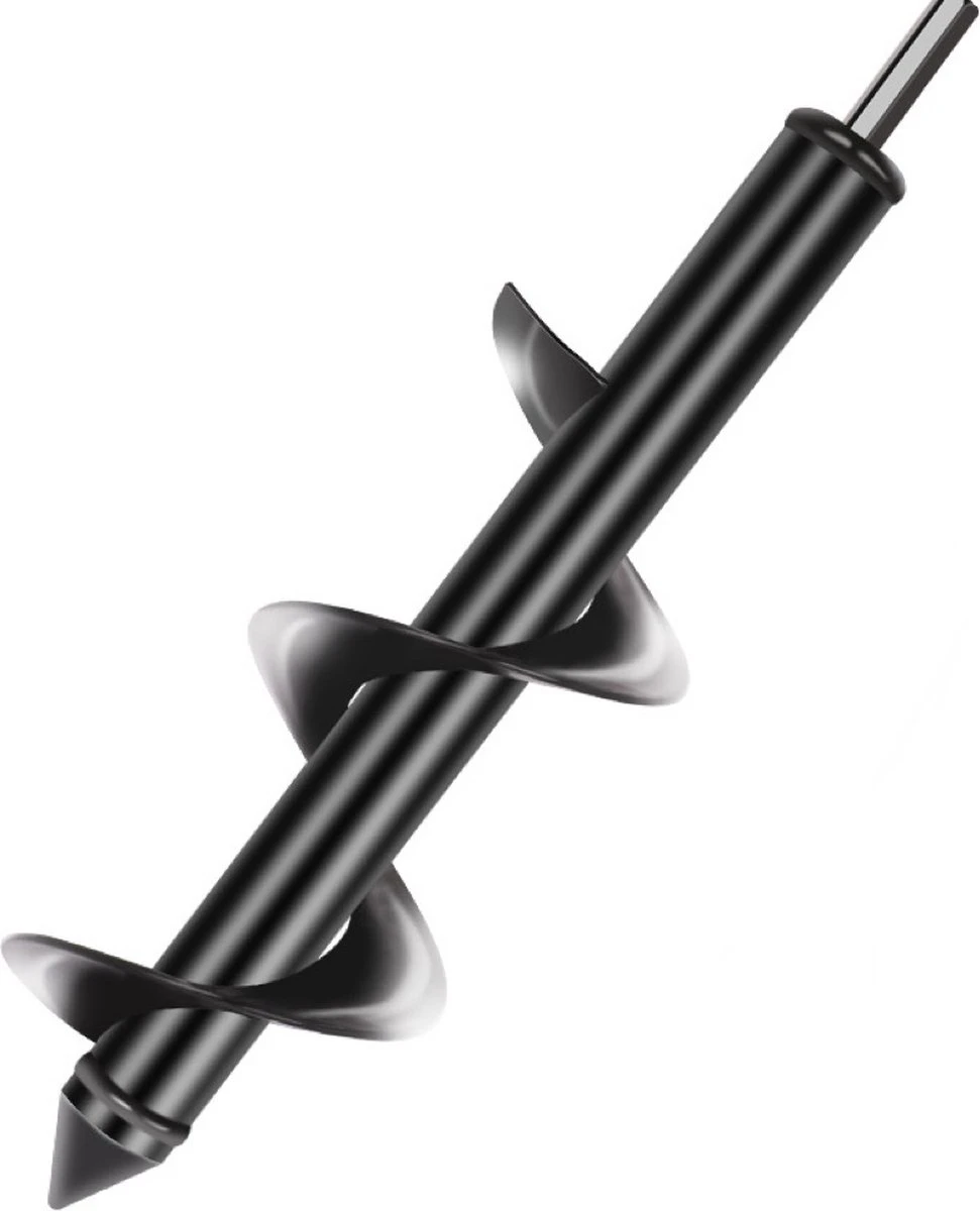 Merkloos Grondboor - Grondboor Voor Boormachine - Bollenplanter - Palenboor - Boor - Tuin - 60 Cm - 8 CM 2 Merkloos Grondboor - Grondboor Voor Boormachine - Bollenplanter - Palenboor - Boor - Tuin - 60 Cm - 8 CM - Image 2