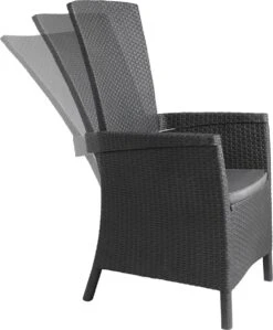 Allibert Vermont Verstelbare Tuinstoel - 64x68x107cm - Grafiet -Tuinartikelen Winkel 992x1200 4