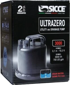 Sicce Ultra Zero - Vlakzuiger - Dompelpomp - Wateroverlast - 3000 L/h 7 Sicce Ultra Zero - Vlakzuiger - Dompelpomp - Wateroverlast - 3000 L/h -Tuinartikelen Winkel 998x1200 3
